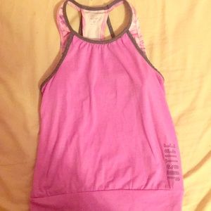 Justice active tank top and bra